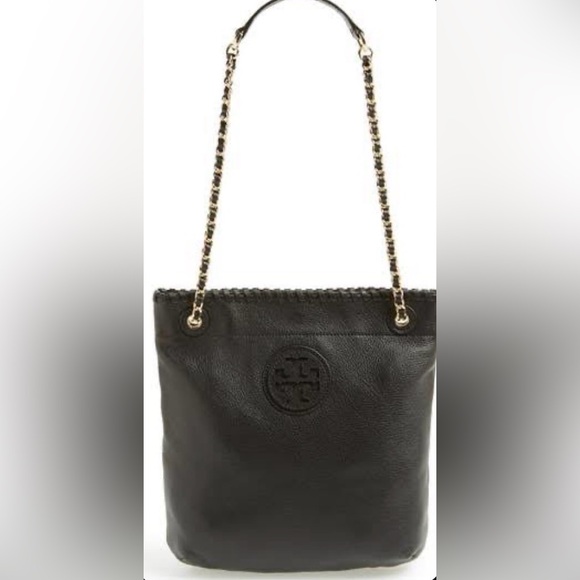 Tory Burch Handbags - Tory Burch Marion Black Leather Swingpack/Messenger/Shoulder/Crossbody Bag